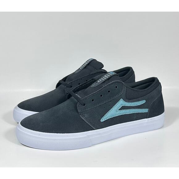 Lakai Griffin Men’s Skate Shoes Size 9 Charcoal/Nile Suede | New in Box - Picture 3 of 10